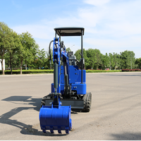 Mini-excavatrice électrique de 1,5 tonne avec batterie au lithium 72V pour travaux agricoles et de construction
