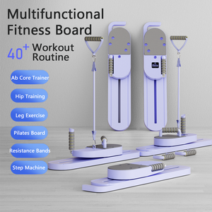 Reformador <span class=keywords><strong>de</strong></span> Pilates portátil, entrenador <span class=keywords><strong>de</strong></span> placa Abdominal multifuncional, diseño silencioso antideslizante, <span class=keywords><strong>maestros</strong></span> <span class=keywords><strong>de</strong></span> muslo para Fitness en el hogar - Product Image 1