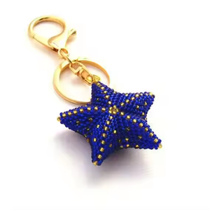 Mini llavero de tortuga personalizado de alta calidad bordado a mano de ganchillo con cuentas opciones clásicas de diferentes colores de glowin fashion - Product Image 3