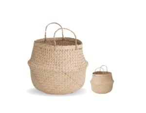 Cesta de hierba marina de aspecto único, cesta de hierba marina de calidad superior hecha a mano, elegante, hogar, cocina, almacenamiento, uso, precio barato - Product Image 4