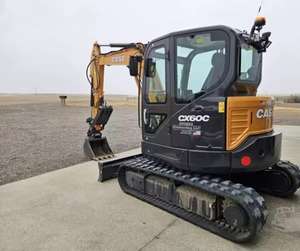 Mini d'occasion en bon état pour excavatrice CASE CX60C Dynapac sur chenilles avec moteur Isuzu, vérin hydraulique Kyb, roulements essentiels - Product Image 6