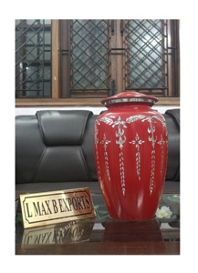 โกศโลหะทำมือสำหรับเผาขี้เถ้าโกศโลหะตกแต่งแบบกำหนดเองดีไซน์ใหม่ - Product Image 4