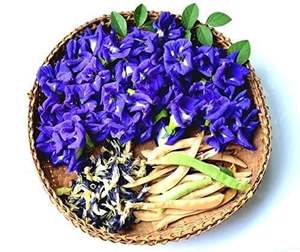 Dried Butterfly Pea Flower <b>Loose</b> Blue Flower for Beverage Ingredient - Product Image 3