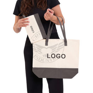 Custom Printed Logo Eco-Friendly Shopping Promotional Bag Factory Designed Large Two-Color <b>Nylon</b> <b>Fabric</b> Rope Handle Four Seasons - Product Image 3