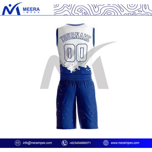 Ensemble d'uniformes de basket-ball pour hommes personnalisés de qualité supérieure maillot et short de sport respirants à séchage rapide réversibles par sublimation pour vêtements d'équipe - Product Image 4