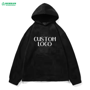 Sweat à capuche unisexe 2025 en molleton 100 % coton / French Terry, coupe classique, grammage lourd, streetwear, impression de logo personnalisé, séchage rapide - Product Image 6