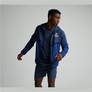 Veste coupe-vent imperméable et respirante avec capuche pliable pour homme, fermeture éclair - Product Image 3