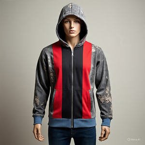 Sweat-shirts personnalisés de haute qualité pour hommes |   Vêtements de rue très vendus, nouveau design, 100% coton, tissu confortable et respirant - Product Image 1