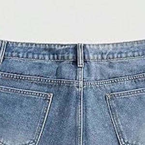 Nouvelle vente tendance hommes haute qualité Shorts en jean tailles hommes taille élastique Denim pas cher prix hommes Denim strass court - Product Image 5