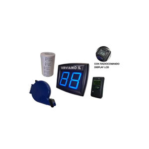 RGB <span class=keywords><strong>LED</strong></span> hiển thị Kit với LCD Điều khiển từ xa & màu xanh <span class=keywords><strong>LED</strong></span> chiếu sáng 10000 vé Dispenser hàng đợi Eliminator - Product Image 1