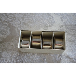 Elegance <b>Copper</b> Finished Metal Napkin Rings Round Shape Napkin Holder for Home and Wedding Dinner <b>Table</b> Decor - Product Image 6