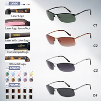 Lunettes de soleil TFB en métal et acétate, rectangulaires, style cyberpunk millénaire, polarisées UV400, fines, élégantes, tendance, luxueuses