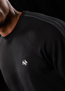 2024 nueva llegada negro GM Premium estirable cuerpo ajustado esencial sudadera de manga larga para hombres por Huzaifa Products - Product Image 6