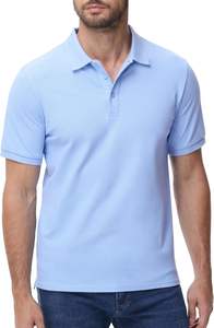 เสื้อยืดผู้ชายแบบคลาสสิก ผ้าถักเนื้อนุ่ม กระดุมติดแบบ ODM สไตล์ลำลองสมาร์ท เหมาะสำหรับใส่ทำงานและกิจกรรมกลางแจ้ง - Product Image 2