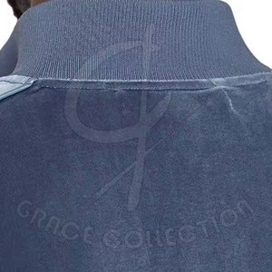 Chándal de terciopelo de invierno 2025 para hombre, chándal sin capucha, chándal de terciopelo de tela de algodón 100% con etiqueta privada - Product Image 6