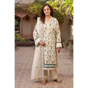 Ensemble de costume imprimé 3 pièces pour femme avec dupatta brodé à motifs DN-62006 - Product Image 3