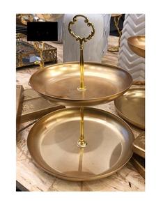 Ensemble de 2 supports à gâteau bleu et blanc, support à gâteau en métal de qualité supérieure au meilleur prix - Product Image 4