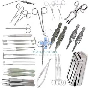 Ensemble de fistules artérielles et veineuses Ortho Genix de qualité supérieure, 45 pièces, instruments chirurgicaux, procédures de fistules artérielles et veineuses, acier inoxydable, manuel - Product Image 1