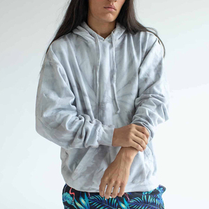 Coton Polyester Fait Tie Dye Hoodies Séchage Rapide Tie Dye Anti-boulochage respirant Femmes Hoodies Manches Longues Tie Dye Hoodies - Product Image 1