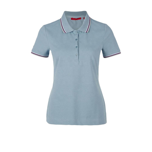 Camisetas Polo de Mujer de Color Rojo con Logotipo Personalizado OEM, Camisetas Polo de Manga Corta para Mujer, Ropa de Calle Informal de Verano - Product Image 5