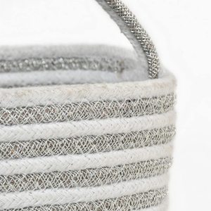 Panier de rangement en jute naturel tissé à la main organisateur écologique pour la maison, la pépinière, la salle de bain et les accessoires de jouets de placard - Product Image 4