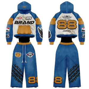 Pull à capuche imprimé de haute qualité pour hommes survêtements d'entraînement sur mesure pour l'hiver pull à la mode en gros - Product Image 1