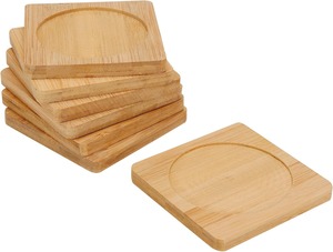 ชุดที่รองแก้วไม้ไผ่ทรงสี่เหลี่ยม6ชิ้นผลิตภัณฑ์ที่เป็นมิตรต่อสิ่งแวดล้อมผลิตจากเวียดนามขายส่ง - Product Image 5