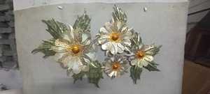 Décoration murale en métal fer forgé Arbre de vie avec finition patine bronze Design abstrait contemporain pour la décoration de la maison - Product Image 5