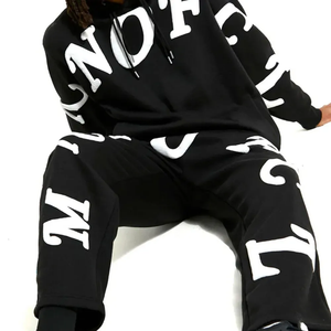 Chándal de entrenamiento de gimnasio de Algodón 100% con capucha para hombre de maternidad sólida con estampado personalizado Premium - Product Image 4