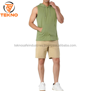 เสื้อแขนกุดมีฮู้ดสำหรับออกกำลังกายในยิมเสื้อกล้ามสไตล์กล้ามเนื้อเพาะกายพิมพ์ลายปักโลโก้3D - Product Image 5