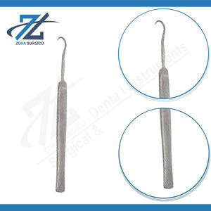 Crochet trachéal manuel de haute qualité, tranchant, 165 mm de long, en acier inoxydable, instrument chirurgical réutilisable, certifié CE, fabricant - Product Image 3