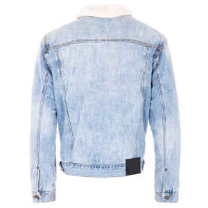 Chaqueta Vaquera Informal de Alta Calidad para Hombre, Estilo Urbano, Superventas, Color Sólido, Precio Económico, Ropa para Hombre, Chaquetas Vaqueras - Product Image 2