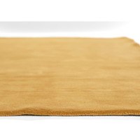 Tapis contemporain en laine tufté à la main tapis de bord de pétoncle jaune minimaliste moderne pour salon chambre ensemble de décoration de sol