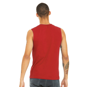 Camisetas sin Mangas de Algodón Peinado e Hilado en Anillo Bella Canvas, Camiseta sin Mangas con Cuello Redondo - Product Image 3