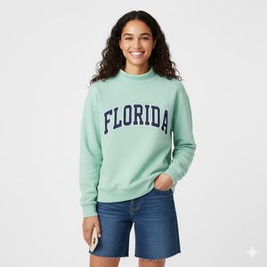 Sudadera de Cuello Alto con Logotipo Griego Multicultural Nacional Bordado e Impreso Personalizado para Uso Universitario en Otoño e Invierno - Product Image 1