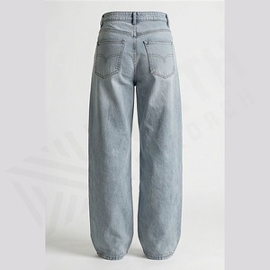 Stretch Fit Denim <b>Jeans</b> Manufacturers <b>High</b> <b>Waist</b> Fashionable Trousers Women Everyday Style Wholesale Customized Color Custom - Product Image 2