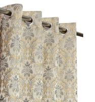 Acheter Jacquard Fleur Rideaux Élégant Floral Rideaux Idéal pour Chambre Salon et Élégant Moderne Maison Fenêtre Décor