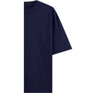 เสื้อยืดลำลองผู้ชายไซส์ใหญ่ คุณภาพสูง ปรับแต่งโลโก้ได้ สีพื้น 220 กรัม ผ้าฝ้ายออร์แกนิค 100% ระบายอากาศได้ดี - Product Image 5