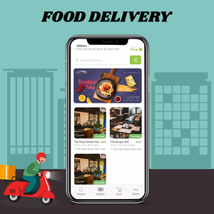 Đặt Hàng & Giao Hàng Thực Phẩm Phần Mềm Ứng Dụng Điện Thoại Di Động Thiết Kế Ứng Dụng Giao Hàng Thực Phẩm Tốt Nhất Trực Tuyến | Ứng Dụng Theo Dõi Thực Phẩm Di Động/Android - Product Image 2