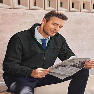 Veste matelassée coupe-vent en tissu épais pour adultes avec fermeture éclair pour l'hiver Vêtements d'extérieur décontractés unisexe Vente en gros - Product Image 2