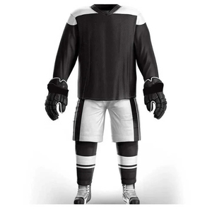 New Arrival Ice Hockey Uniform 100% Polyester Anti-Bacterial Breathable Customizable High Quality Unisex Adult OEM Service - Product Image 3