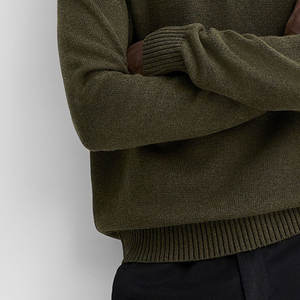 Best Selling Custom Breathable Winter <b>Knitted</b> Winter Pullover <b>Knitted</b> Top New Style Casual Men Sweater - Product Image 4