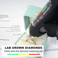 Bague de fiançailles pour femme en or 18 carats plaqué or, diamant de laboratoire personnalisé, coupe ovale tendance, qualité DEF VVS VS IGI