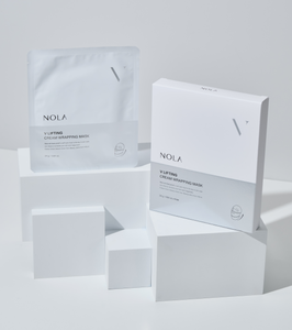 Pack de masque de crème liftante pour le visage et le cou avec ensemble de 4 pièces Produit de soin de la peau coréen Crème liftante Vitamine C Glutathion - Product Image 3