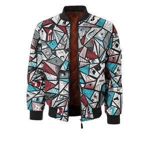 Chaqueta Bomber de Hombre Personalizada de Flyingkick Enterprises, Impermeable, Cortavientos, con Capucha, Estilo Urbano, Azul Teñido, Manga Larga, para Otoño e Invierno - Product Image 4