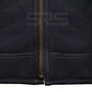 Venta al por mayor último diseño de chaqueta de invierno de los hombres de la mejor calidad de venta superior de los hombres chaqueta de cuero de oveja para la venta en línea - Product Image 6