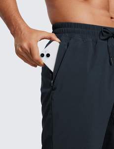 Pantalones cortos de gimnasio para hombre de talla grande personalizados, pantalones cortos informales con bolsillos, ropa deportiva de secado rápido, pantalones cortos para hombre - Product Image 2