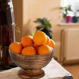 H.M.A Handicrafts Bol à salade en bois d'acacia Design rond et lisse pour cuisine ou présentation rustique - Product Image 4