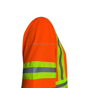 <b>Hi</b> <b>Vis</b> Yellow Polo Long Sleeve Polyester <b>T</b> <b>Shirt</b> Workwear Reflective Safety Work Clothing <b>Shirts</b> for Men Reasonable Price - Product Image 3