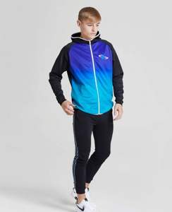 ชุดวอร์มสองชิ้นมีซิปสำหรับผู้ชายชุดวอร์มกางเกงออกกำลังกายและมีฮู้ดสำหรับออกกำลังกาย - Product Image 5